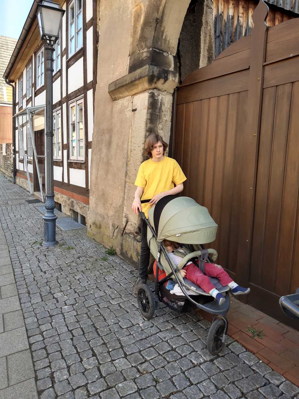 bückeburg mit kinderwagen