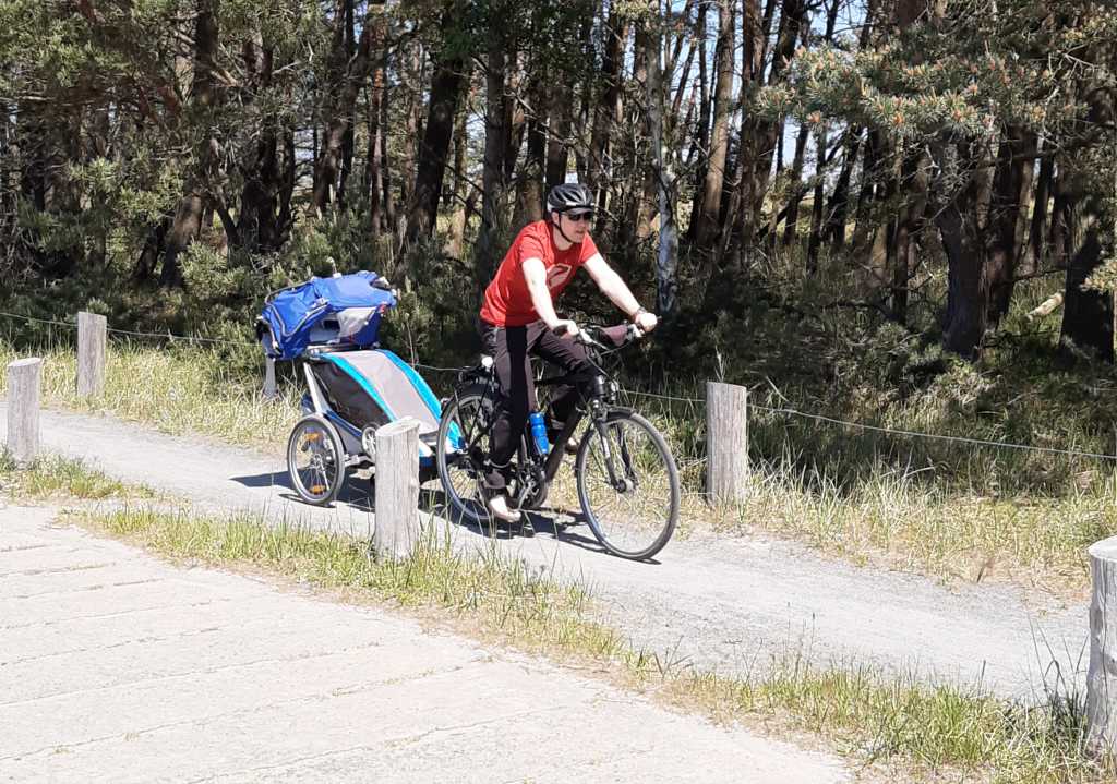 darßer ort fahrrad mit kleinkind