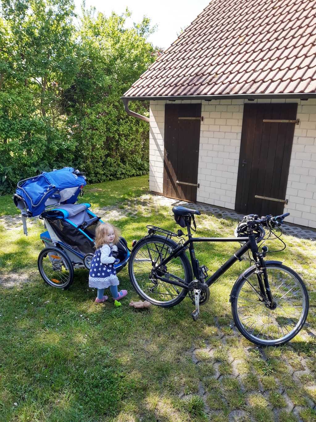 fischland-darss-zingst urlaub mit kleinkind fahrrad kraxe