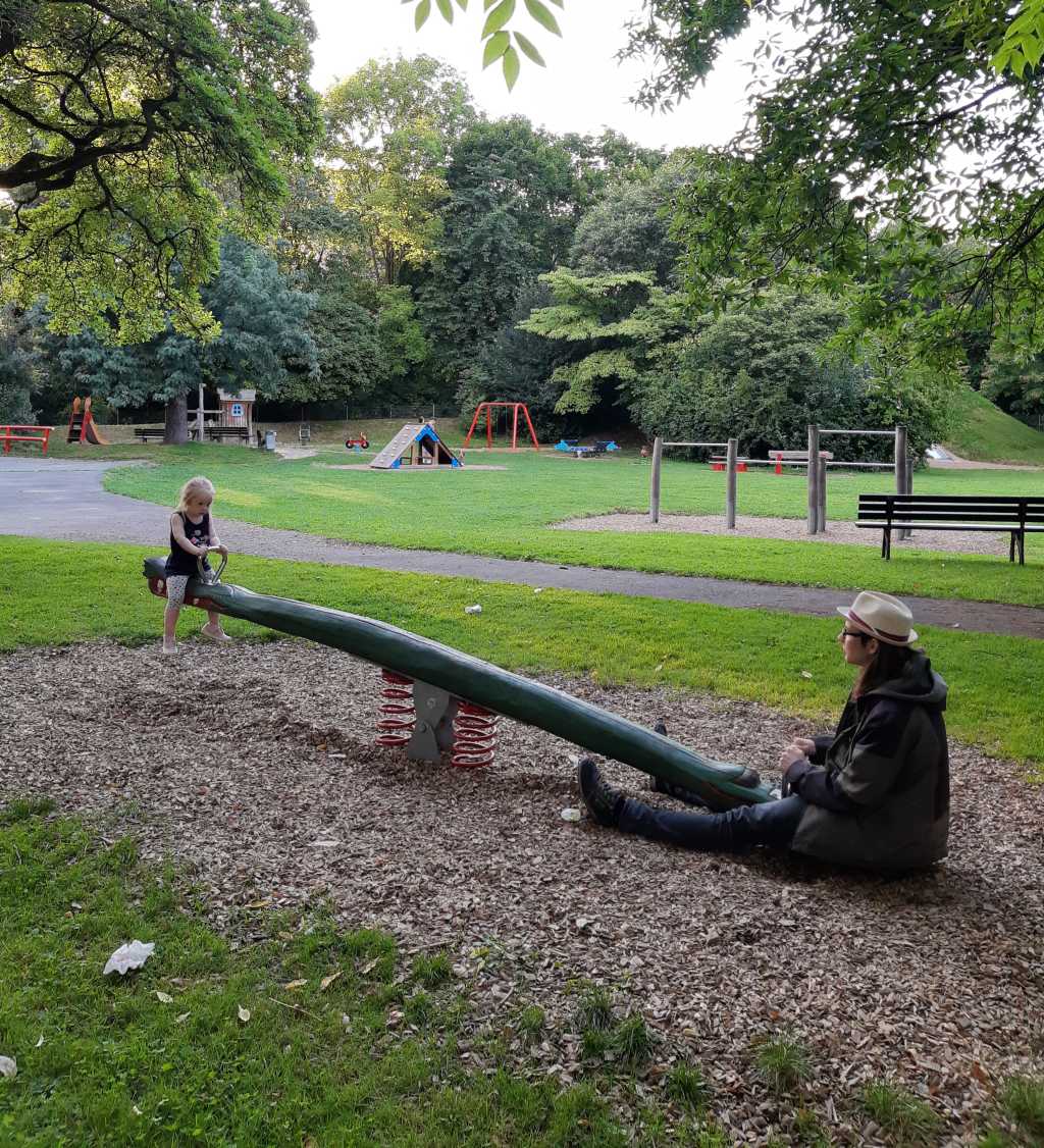 hann münden spielplatz wall wippe