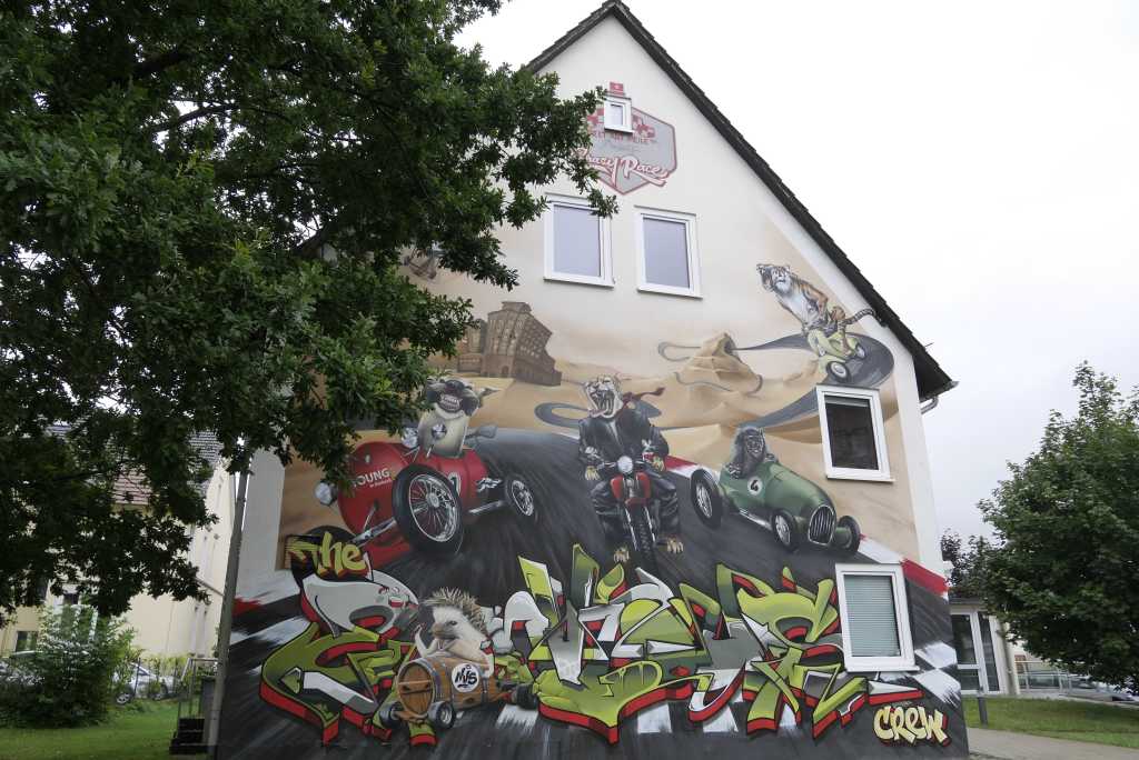 street art einbeck autos