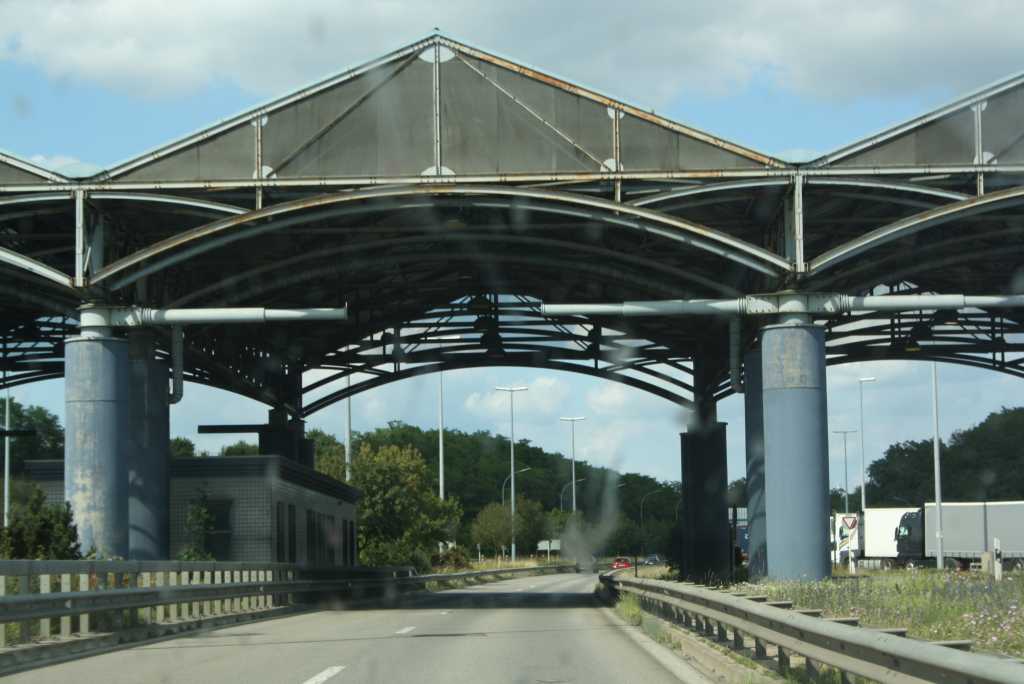 Grenze Deutschland Luxenburg Autobahn