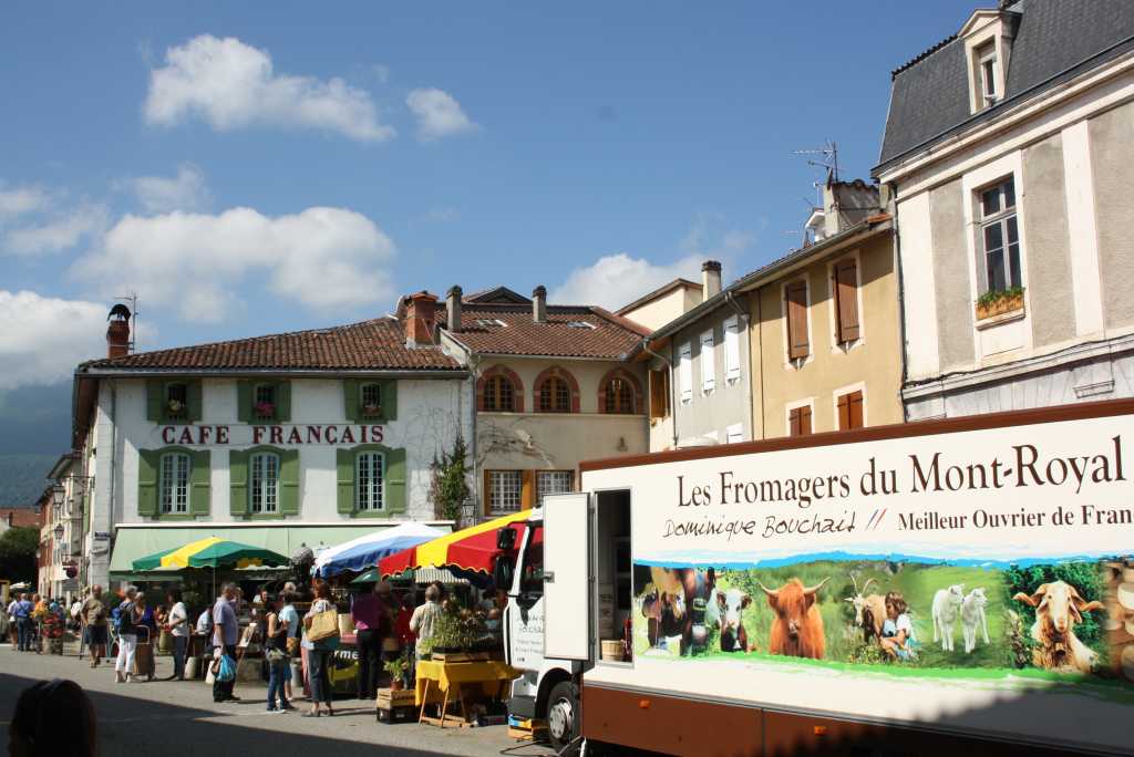 Wochenmarkt aspet pyrenäen