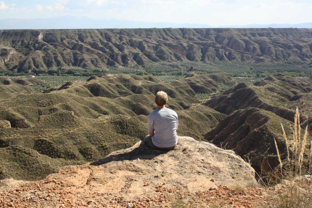 gorafe, badlands in andalusien