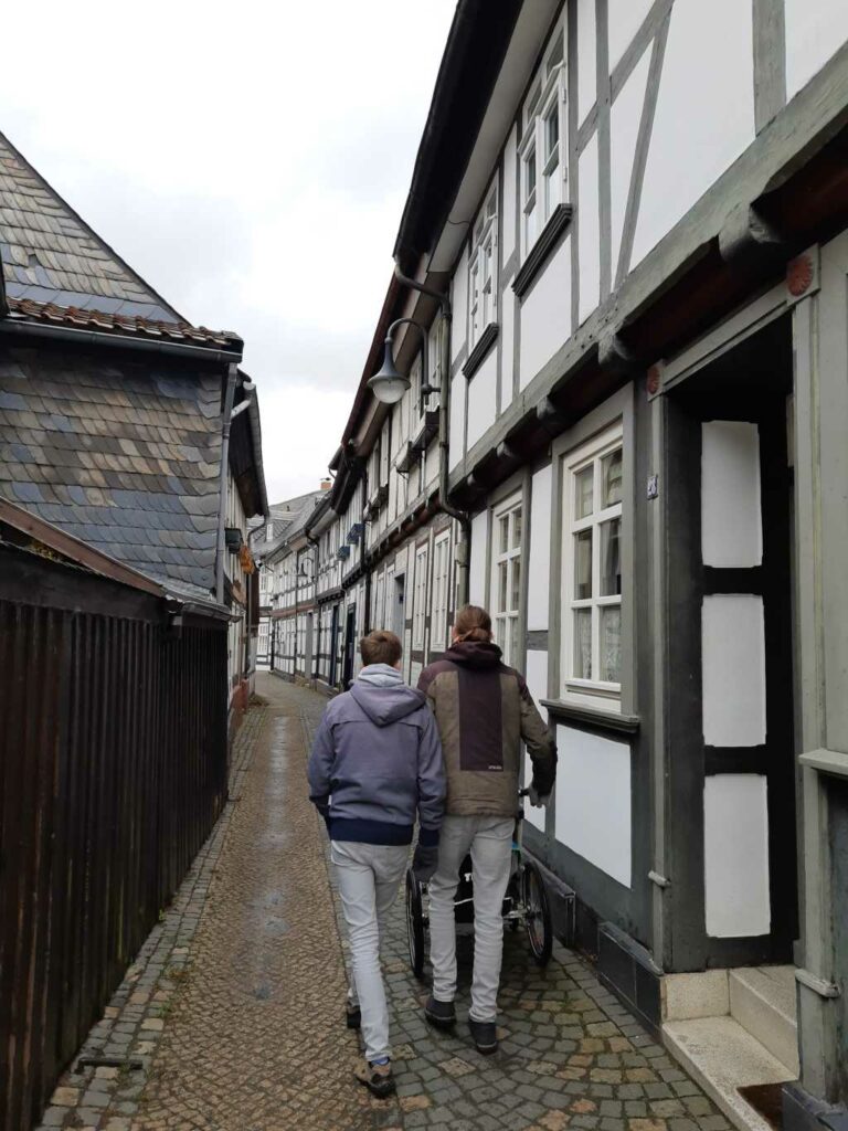 goslar mit kindern an der gose