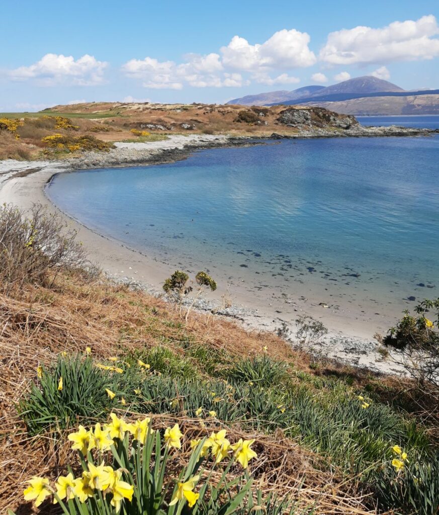 kintyre schottland port rhye strand