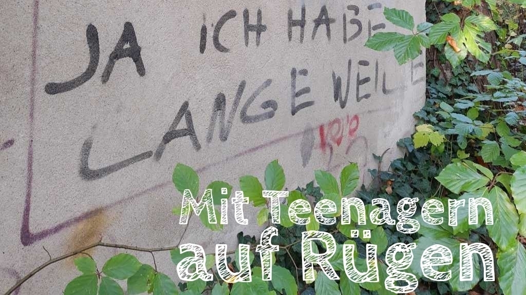 rügen mit teenagern und größeren kindern