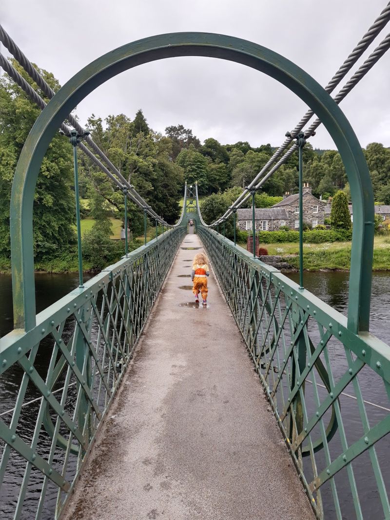pitlochry hängebrücke