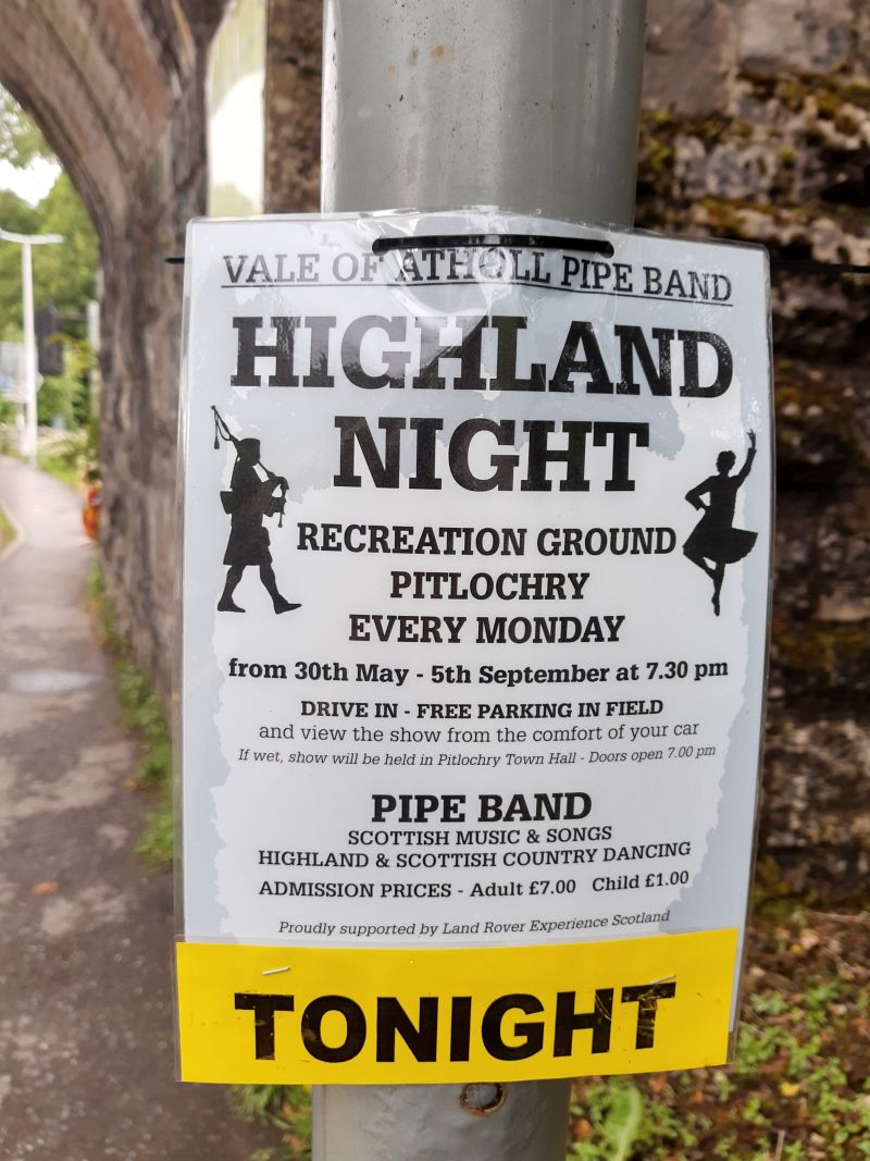 pitlochry highland night