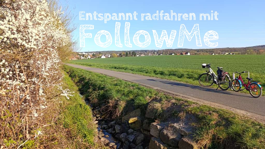 followme tandemkupplung radtour mit kindern