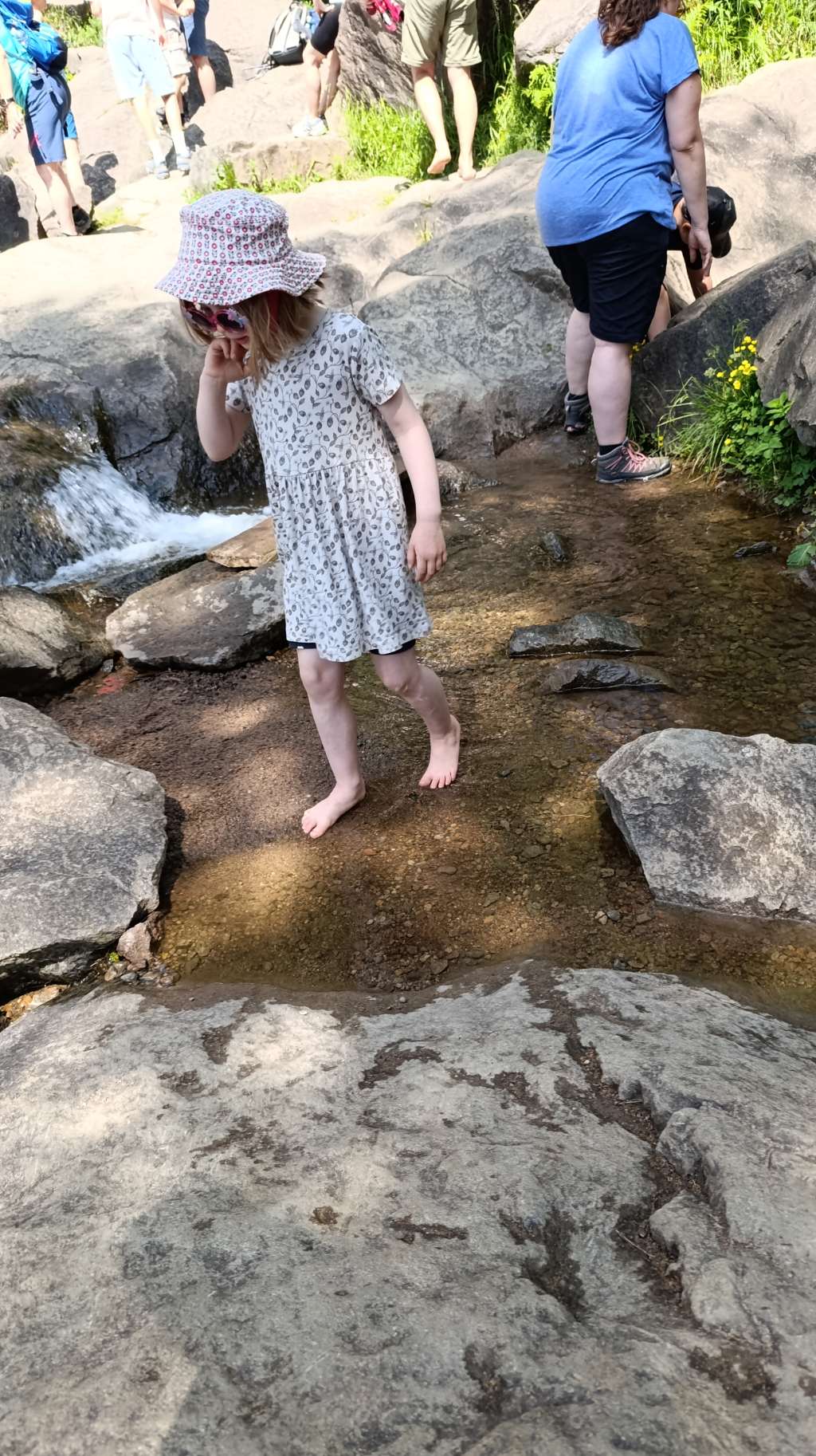 barbianer wasserfälle mit kind baden