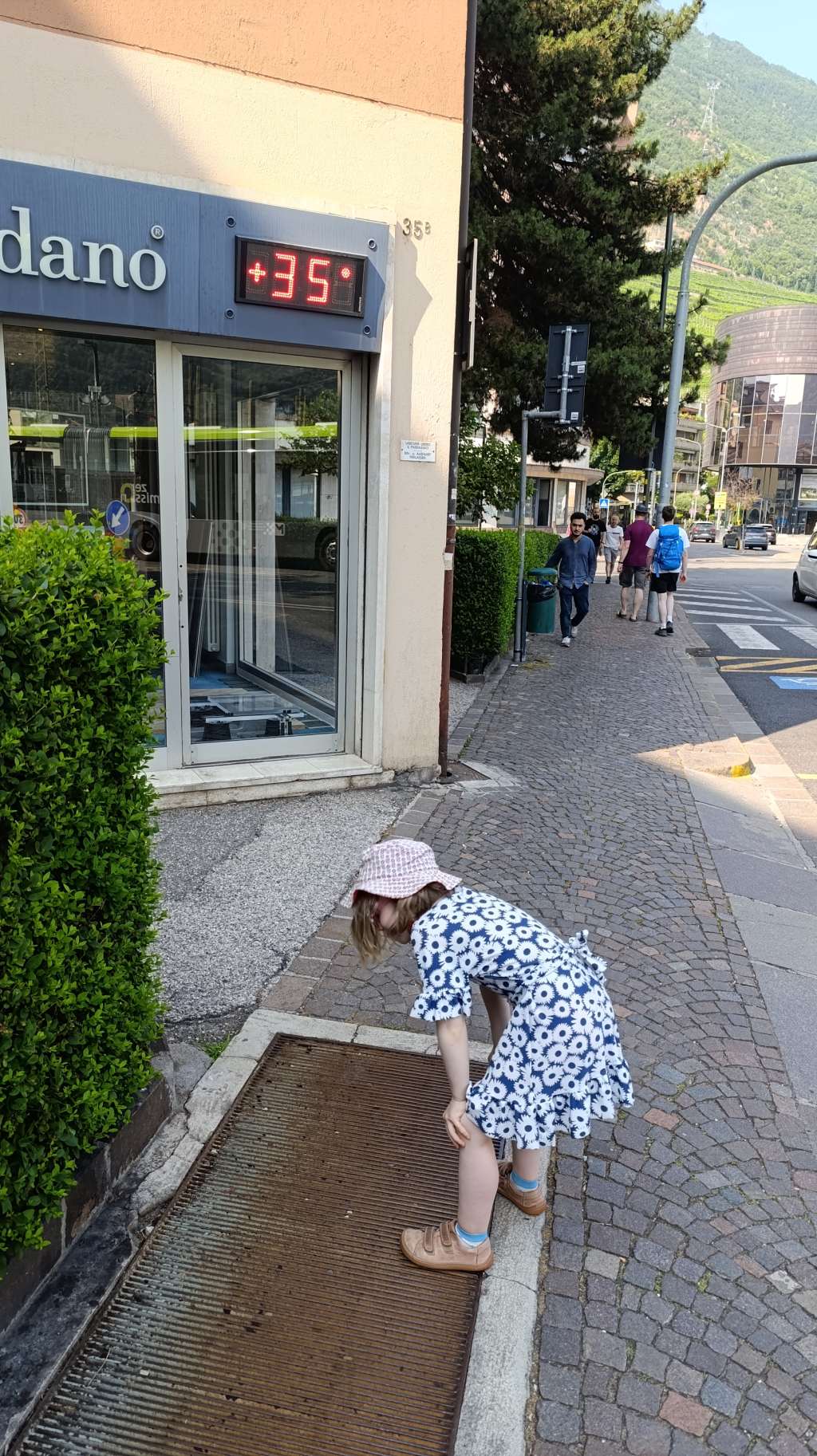 bozen mit kindern hitze