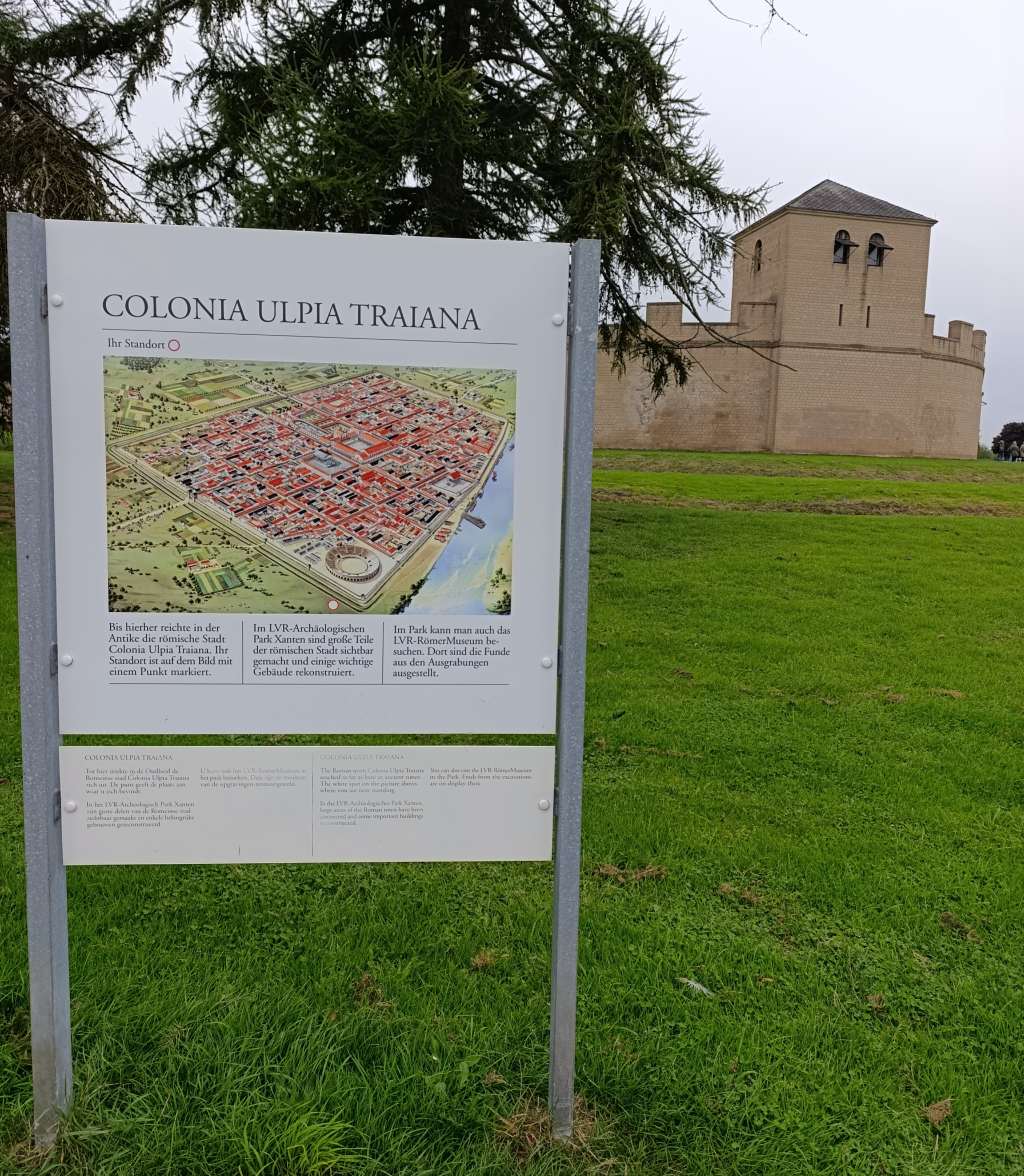 xanten colonia ulpia traiana schield