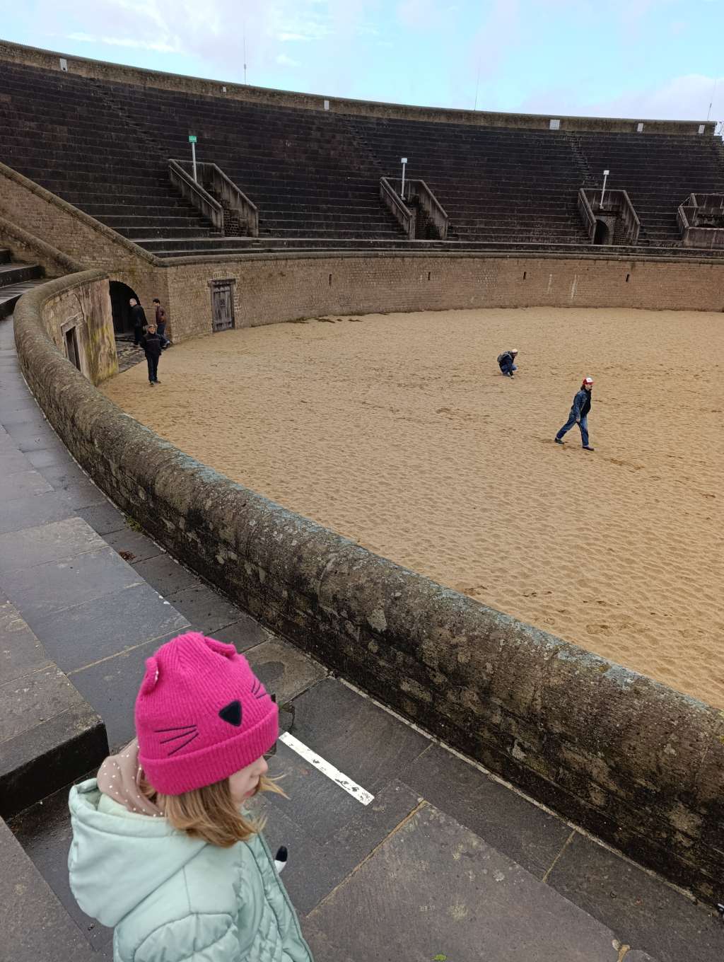 xanten mit kindern amphietheater