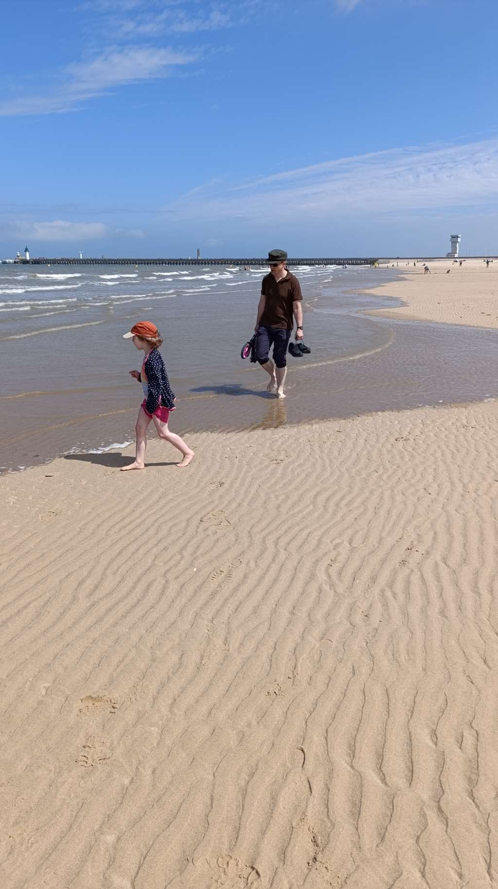 calais mit kindern strand sommer