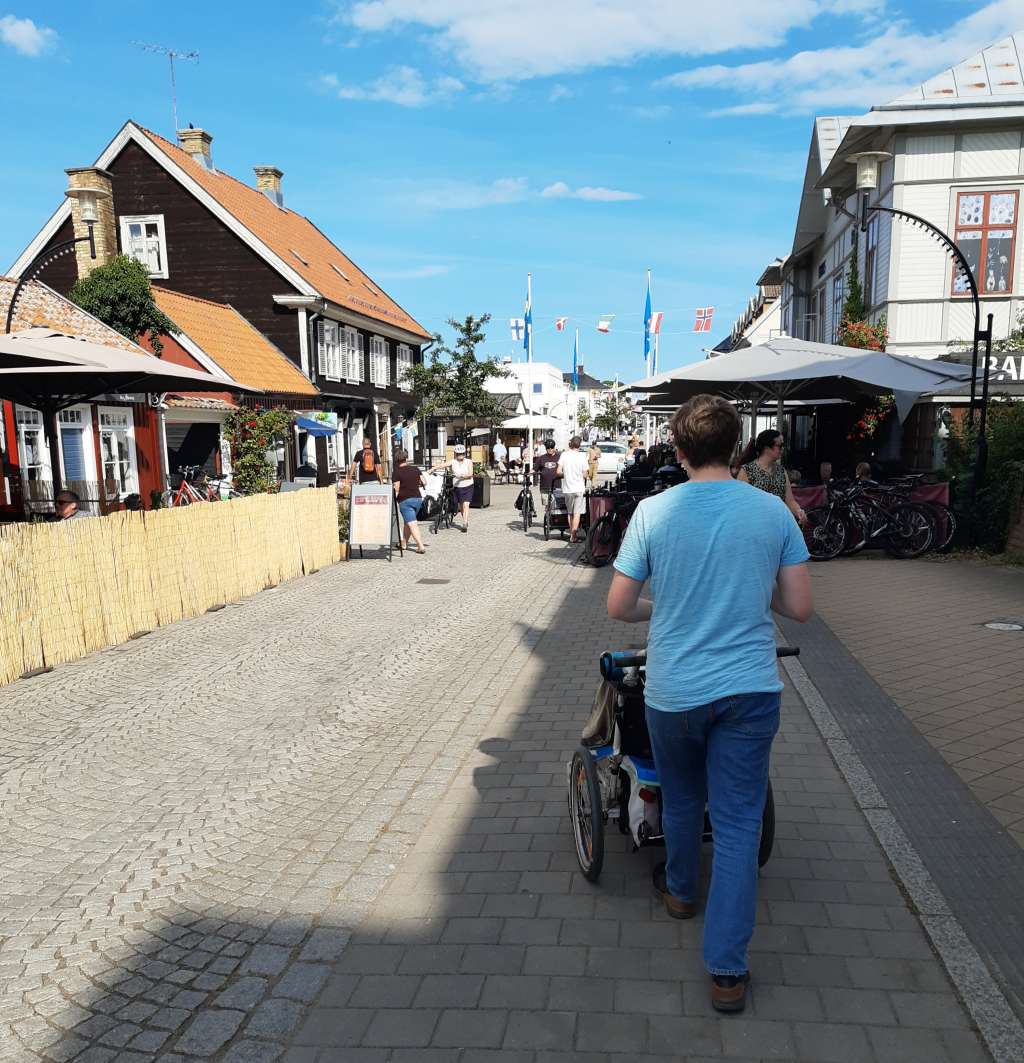 borgholm mit kinderwagen öland